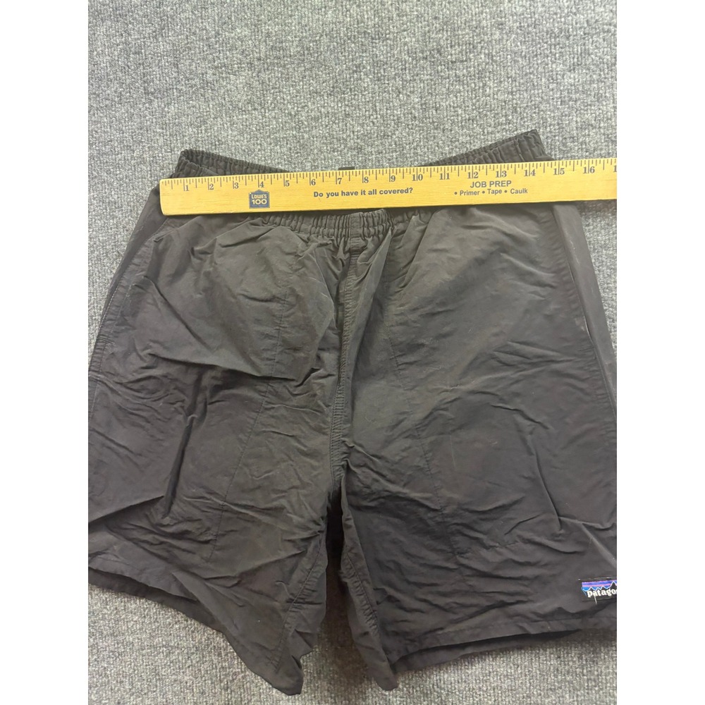 Patagonia Baggies Shorts Mens Medium Black 5 Inch Inseam NetPlus Shells - Picture 4 of 7